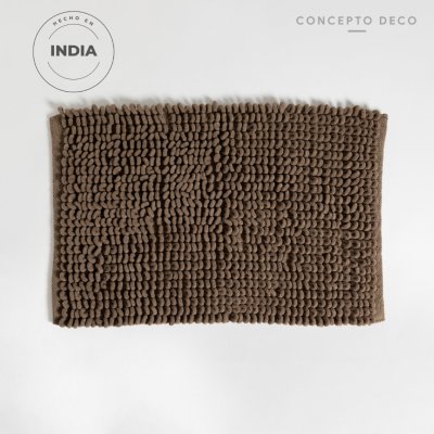 ALFOMBRA INDIA BUCLE GRANDE GRIS 50X80CM