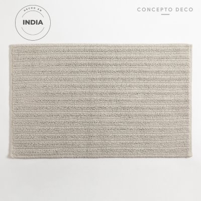 ALFOMBRA INDIA PHUKET REVERSIBLE GRIS CLARO  50X80CM