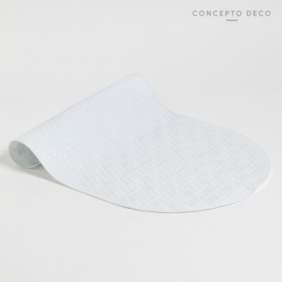 ANTIDESLIZANTE CIRCULITOS OVAL BLANCO 68X37CM