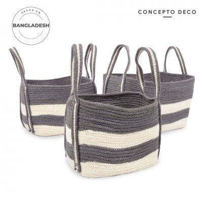 CAN YUTE GRIS CRUDO G32x22x20 M30x20x20 C26x16x20