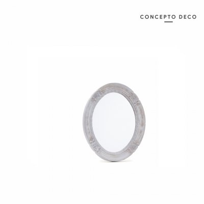ESP OVAL 26X32 BLANCO GASTADO