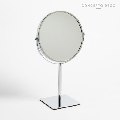 ESPEJO CROMADO 19DIAM ALTURA TOTAL 35CM AUMENTO 5X
