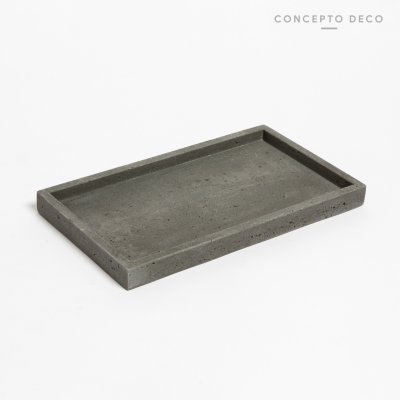 BANDEJA SIMIL TRAVERTINO GRIS 27,5X16X2