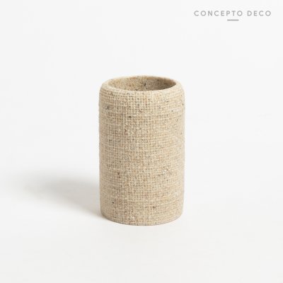 PORTACEPILLO TEJIDO CRUDO 11X7,5CM