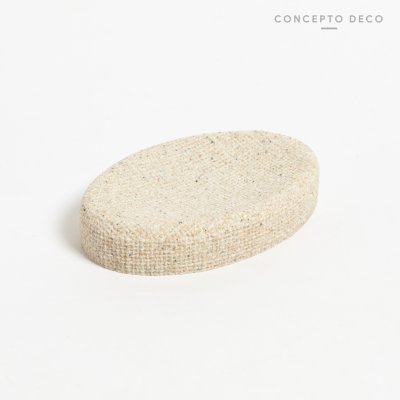 JABONERA TEJIDO CRUDO 14X2,5CM