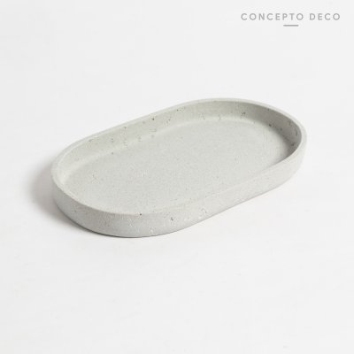 BANDEJA SIMIL PIEDRA GRIS 22,5CM