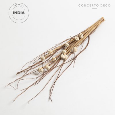 FLORES SECAS BOUQUET COTTON TREE 80CM